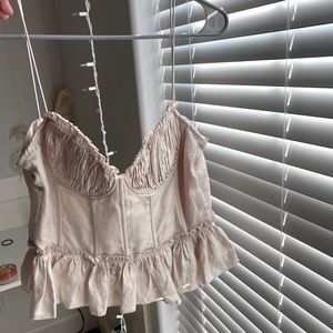 brand new h&m corset top